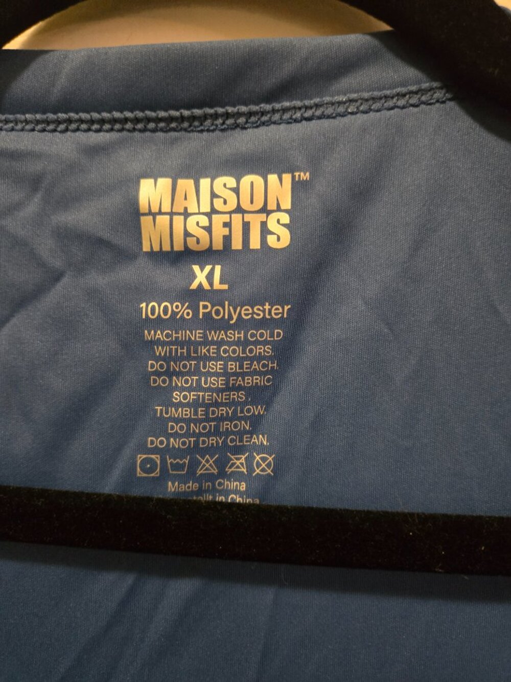 Maison Misfits 15 Women's XL Lightweight Summer Cardigan Rash Guard UPF 50+ NWT - Picture 3 of 5